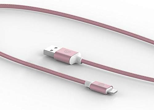 Griffin Premium Braided Lightning Cable, 5ft, Rose Gold