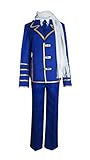 Xiao Wu Tegami Bachi Letter Bee Lag Seeing Blue Uniform Outfit Cosplay Costume (Male S)