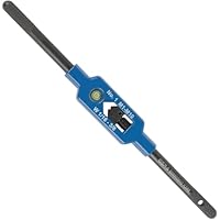 GSR Stahl-Windeisen mit Zentrierauge, Silver (Gr.1.1/2 | M1 - M12), Halter für Gewindebohrer, Vierkantaufnahme, Aus hochwertigem Edelstahl, Verstellbares Windeisen aus Stahl