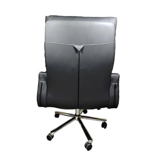 Image of Lakdi The Furniture Co High Back Faux Leather Comfortable Executive Chair & Revolving & Recliner Chair | Director and Executive Chair | Metal Base - Black Color (111013163 Black)