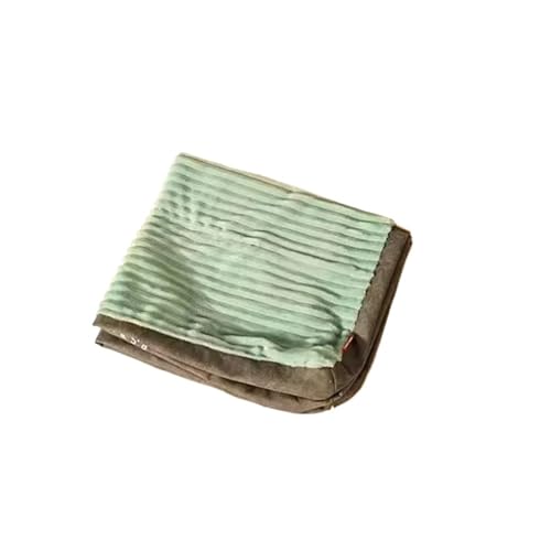 Corduroy Pet Bed, Winter Warm Dog Sofa Bedding For Medium Large Pets Solid Pattern(Grey,S)