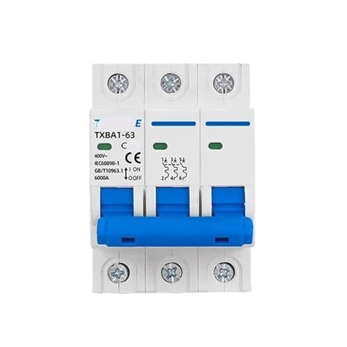 Disjoncteur AC 3P 60A contre les surcharges et les courts-circuits 400V 6KA