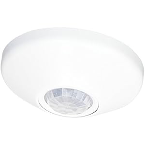 Sensor Switch CMR PDT 9 Contractor Select Standard Range Dual Technology Ceiling Mount Occupancy Sensor White Relay