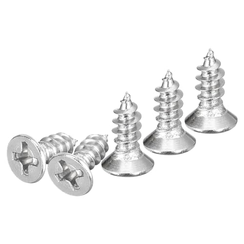 DTGN Vis bois tête plate M4x10mm inox 304 100 pcs
