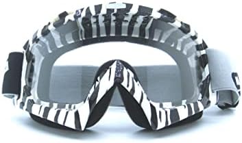 CRG Sports Motorcycle Goggle ATV Dirt Bike Off Road Racing Motocross Goggles for Men, Women, Adults