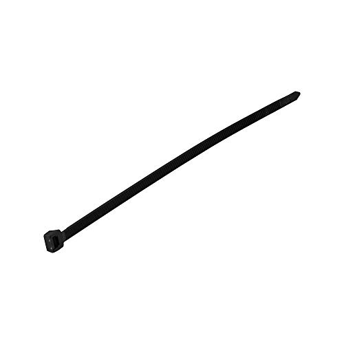 V-TAC 11174 11174 100 Cable Ties 4.5 mm Width for Tying Wires for Electricians Home Office DIY (4.5 x 300 mm, Black) - Image 2