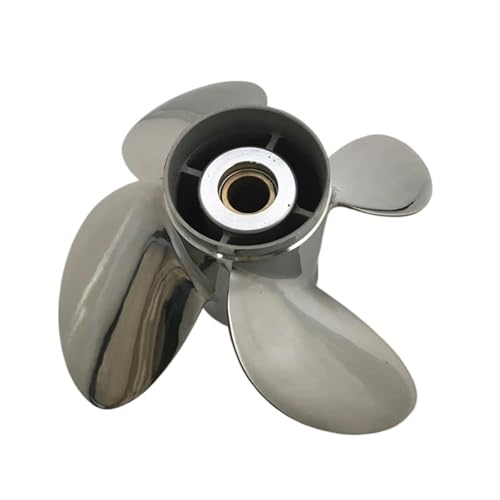 Image of Outboard Propeller 13x19 for Engine 40HP 70HP 85HP 100HP 115HP 140HP Stainless Steel 15 Spline 4 Blades Boat Parts RH