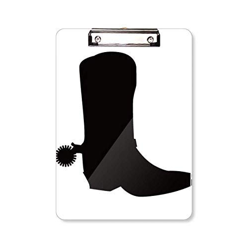 Carnet A4 femme motif bottes hautes noires - Idée cadeau originale pour elle