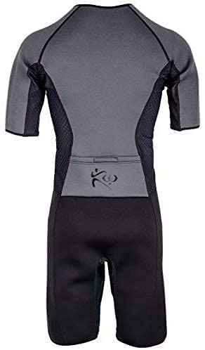 Kutting Weight - Sweat Tech Neoprene Short Sleeve Suit For Men - Exercise Suit - Helps Burn More Calories, Reduce Injury #TOP6