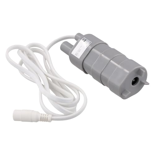 Wesafrae Equipo de Bomba Pequeña Bomba Vertical Magnética Sin Escobillas de 600L/H Bomba de Estanque de Peces de 5 M JT550 Bomba de CC de 12 V