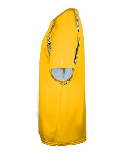 Badger Digital Camo Youth Hook T-Shirt XL Gold2