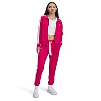 Under Armour Damen Tricot Tracksuit Hose, Shaded Fuchsia/Weiß/Weiß, M EU
