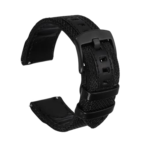 Correa de reloj de nailon de 20 mm de liberación rápida para sustituir bandas rotas
