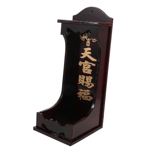 Plato de incienso de Buda Amosfun decoración madera para hogar 2