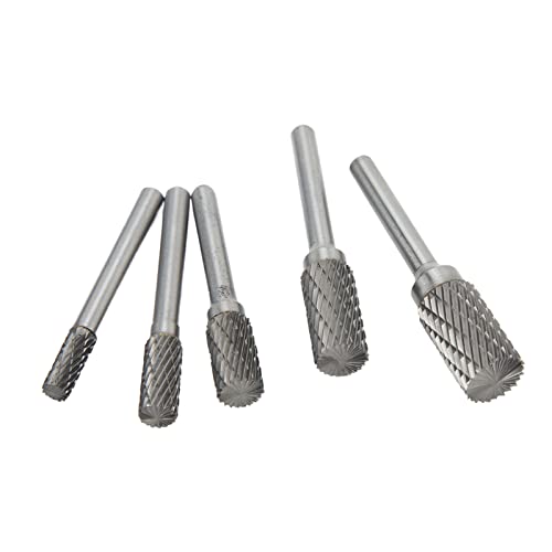 Set de Fresas Carbide Burrs 6mm Mango Doble Corte miniatura 7