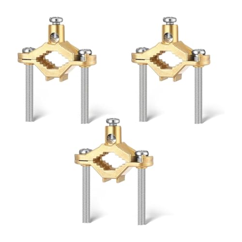 Harewtwy 3 Pcs Ground Clamp Direct Burial Electrical Pipe Per Collegare Gli Elettrodi Di A Terra Al Tubing In Rame Per Collegare Il Filo Di A Terra Al