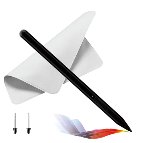 Stylus Pen for Microsoft Surface Pro12/11/10/9/8/X/7+/6/5/4/3/Surface Go 3/2/1 Surface Laptop/Studio/Book 4/3/2/1 Stylus Pencil for iPad 2018-2025 with Tilt Sensitivity Palm Rejection