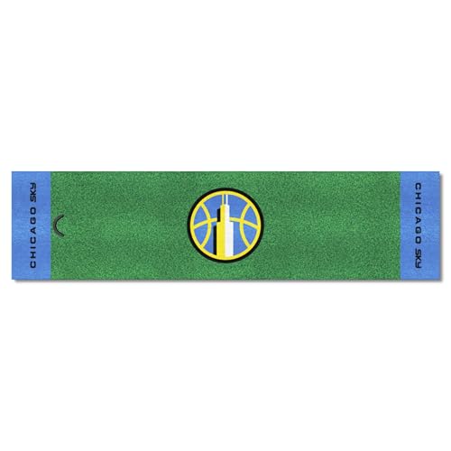 FANMATS 44749 WNBA - Chicago Sky Putting Green Mat | Green | 18
