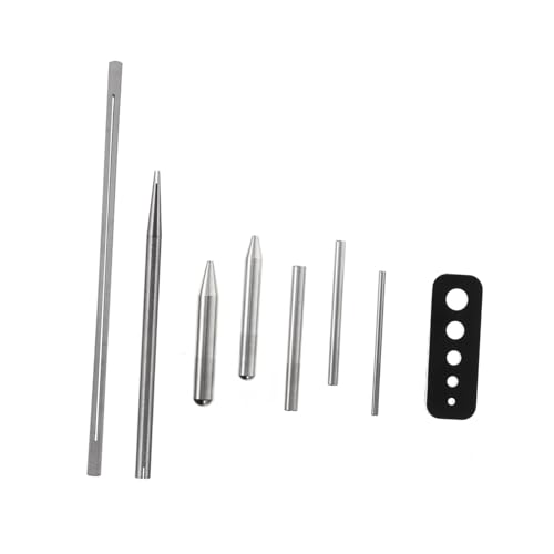 Kit de ensamblaje para modelismo metálico PRETYZOOM de 7 piezas para doblar piezas DIY sin roturas