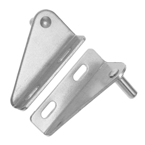 ORFOFE 2 piezas Bisagras de Acero Inoxidable para Puerta de Congelador Kit de Reparación Resistente y Fácil Instalación Compatibles con Puertas Comerciales de Refrigerador de Acabado
