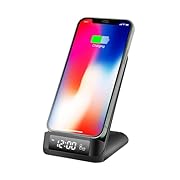 Ksix Qick Безжично зарядно устройство/будилник -...