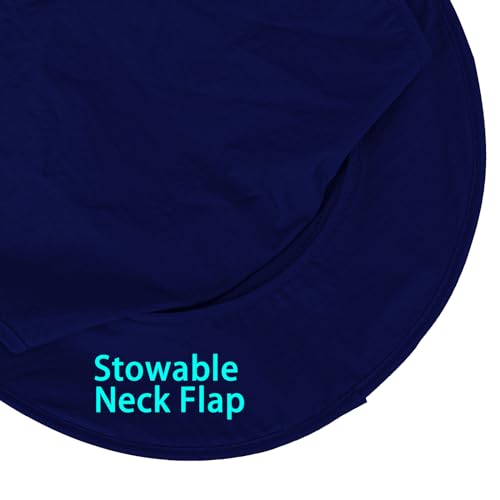 Image of Sun Hats for Men Women Fishing Hat UPF 50+ Breathable Wide Brim Bucket Hats Summer UV Protection Safari Hat with Neck Flap
