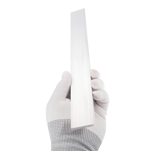 Image of MECCANIXITY 6 Pcs Square Aluminum Flat Bar, 5 /32 inch (4mm) Thick x 1.18 inch (30mm) Width x 12 inch (305mm) Long 6061 Aluminum Flat Plate Solid New Mill Stock Silver for Industrial Building