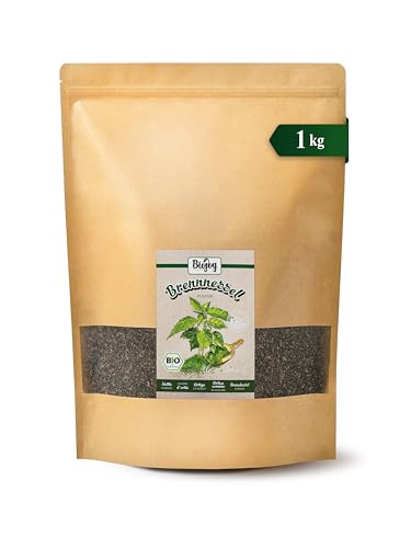 Biojoy Ortica in Polvere BIO (1 kg), Foglie di Ortica Essiccate e Macinate, Tè all'ortica (Urtica dioica)