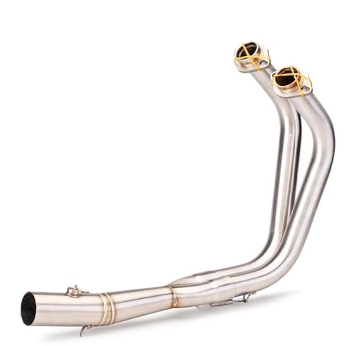 Tubo di Scarico Finale Silenziatore Anteriore Modificato per Tubo di Scarico Moto Adatto per K&awasaki per Vulcan S650 650s 650 S VN650