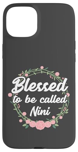 Blessed to Be Called Nini Grandma 母の日 スマホケース iPhone 15 Plus 用