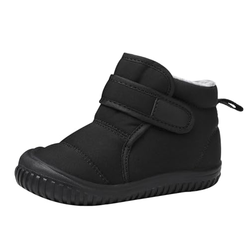 Infant Girls Single Shoes Bowknot First Shoes Buckle Strap Toddler Soft Bottom Breathable Fashion Boots for Girls Size 5 (Black, 7 Toddler)