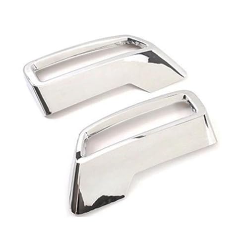 車排気管 に適合する プジョー 2017-2022 3008 5008 4008 改造マフラーパイプアクセサリー用 シルバーエキゾーストチップカバー 1組 ステンレス 排気管