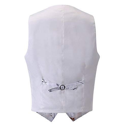 Ilovewedding Mens Camouflage Vests Chalecos Para Hombre For Wedding Groom White Camo Vest For Men (Xxxx-Large, White Camo) #TOP1