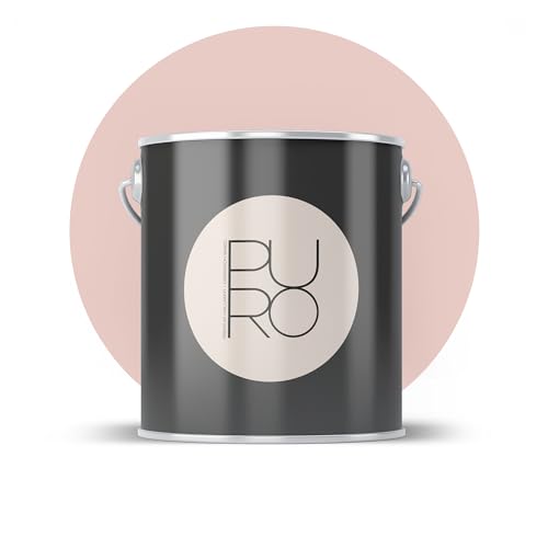 livingwalls PURO Premium Pintura de pared c2015 – Pintura de pintor con muy alta opacidad – Pintura interior mate de alta calidad en rosa – 1 l