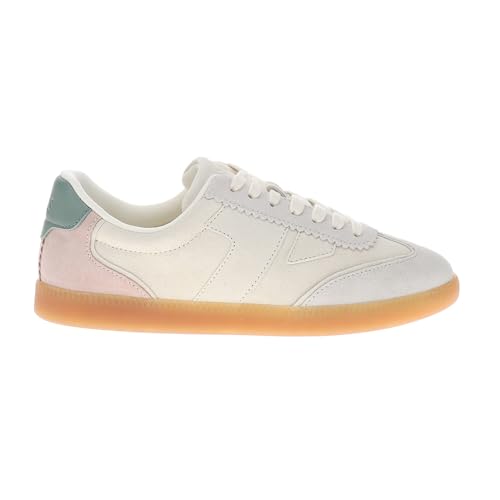 TOMS Womens Collins Lace Up Sneakers Shoes Casual - Off White