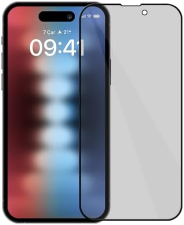 BUFF LABS iPhone 15 ile Uyumlu 5D Privacy Hayalet Ekran Koruyucu - Görsel 4