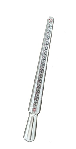 Anneau de Tige en Aluminium pour mesurer la Taille de l'anneau - Convient à Hong Kong, aux États-Unis, en Europe et au Japon - 4 Tailles Cover