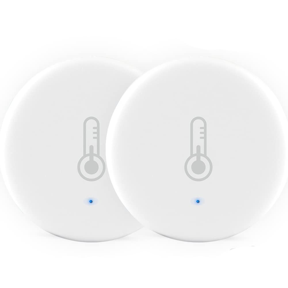 LOOR Capteur Intelligent de TempéRature et D'Humidité Tuya Smart ZigBee 3.0 SéCurité AlimentéE par Batterie avec L'Application Tuya Smart Life (A)