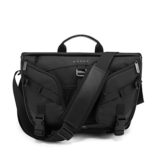 BANGE Bolsa Masculina Transversal Pasta Executiva Premium Impermeável Notebooks até 15.6 Polegadas com Compartimento Exclusivo para Tablets Smartphones Bolsa Carteiro Masculina Shoulder Bag Bange