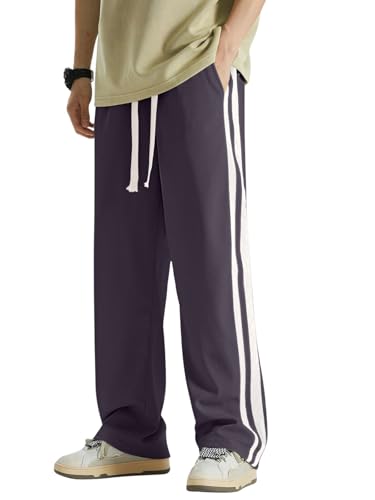 Image of GRECIILOOKS Men's Loose Mid Rise Casual Trousers Pants | Regular | Sports Stylish Track Pant | Sweatpants (Available in Plus Size)