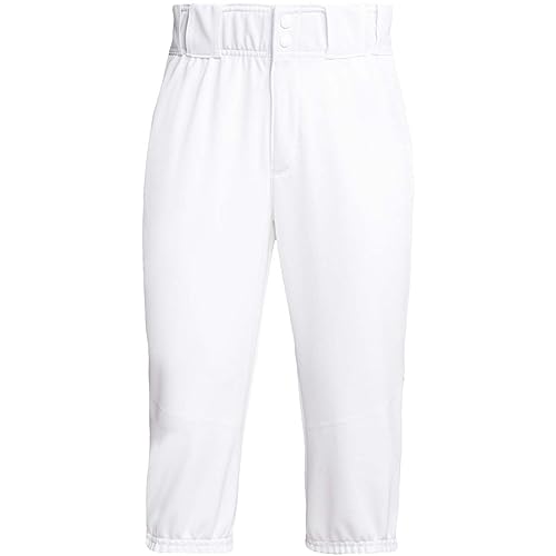 adidas Icon Pro Youth Boys (8-20) Knee Length Baseball Pant, White Medium