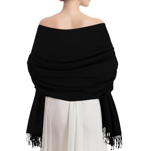 Shawl Wraps For Women Solid Colour Warm Scarf For Women Large Scarf Ladies Fashion Shawl 5