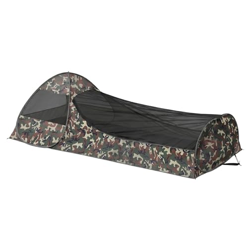 Vivac portátil de camuflaje para acampar y dormir bajo las estrellas