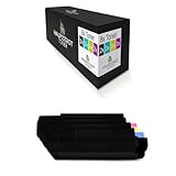 Contenu de la livraison et portée : 8 x toners (2 x jaune/jaune d'environ 6 000 pages, 2 x bleu/cyan d'environ 6 000 pages, 2 x rouge/magenta d'environ 6 000 pages, 2 x noir/noir d'environ 6 000 pages), données de portée à 5 % de couverture