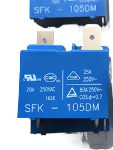 Relais SFK-105DM 5V CC 4 broches en lot de 10 pièces pour circuits imprimés