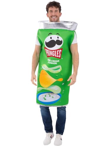 Smiffys Pringles Costume crème sure et boîte d'oignon