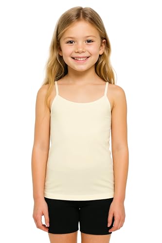 Image of Kurve Girl's Sleeveless Tank Top - Stretch Undershirts Cami Camisole, UV Protective Fabric, Rated UPF 50+ (Made in USA)