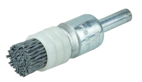 Image of Weiler 11161 Nylox 1 /2 inch Diameter, 180 Grit, Silicon Carbide Bristles, Banded End Brush, Made in The USA (Pack of 10)