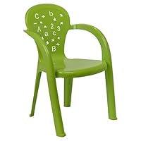 URBNLIVING Set of 1/2/4/6 Colourful Plastic Kids Toddler Chairs - Stackable Nursery Chairs for Study, Computer, Garden, Playroom, Party and School - Lightweight Child-Safe Seating