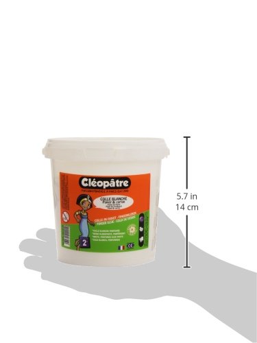 Cléopâtre - CB1K – Klebepaste Vorratstopf, 1 kg, Weiß